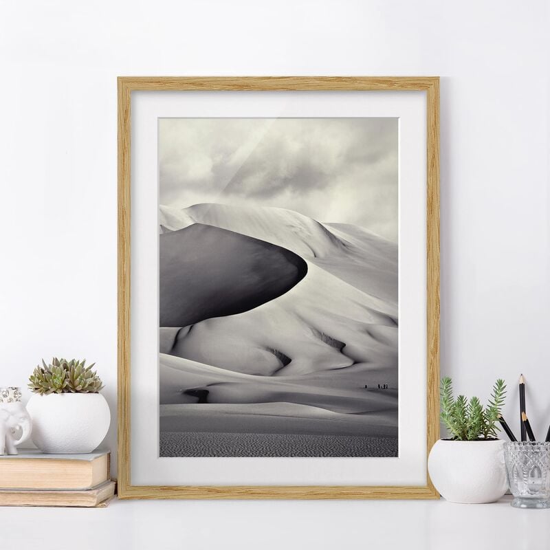 

Póster enmarcado - In The South Of The Sahara Dimensión LxA: 40cm x 30cm, Marco: Roble