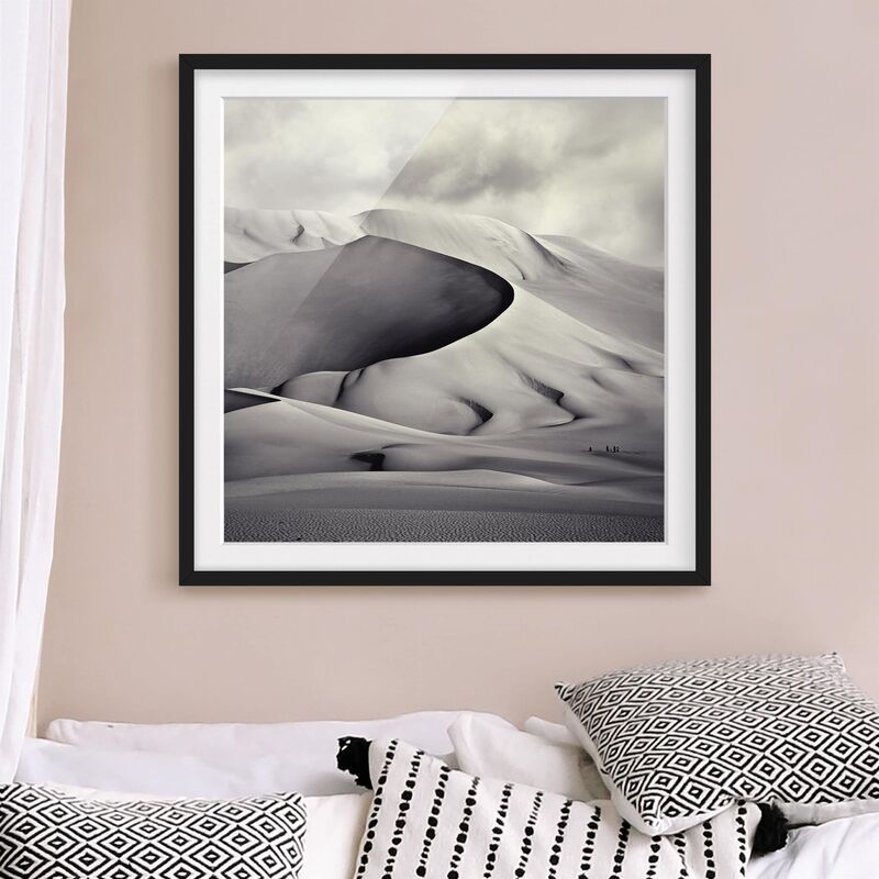 

Póster enmarcado - In The South Of The Sahara Dimensión LxA: 50cm x 50cm, Marco: Negro
