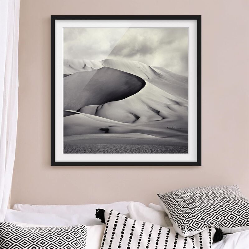 

Póster enmarcado - In The South Of The Sahara Dimensión LxA: 30cm x 30cm, Marco: Negro