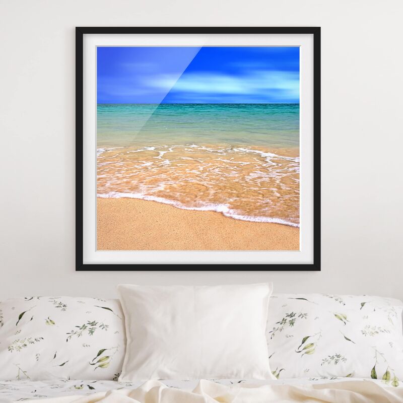 

Póster enmarcado - Indian Ocean Dimensión LxA: 70cm x 70cm, Marco: Negro