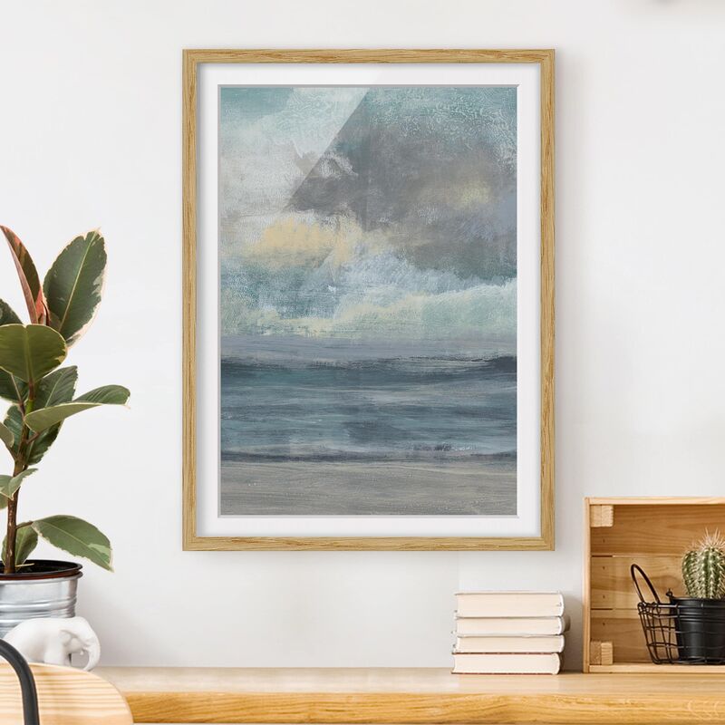 

Póster enmarcado - Ingresso Spiaggia I Dimensión LxA: 40cm x 30cm, Marco: Roble