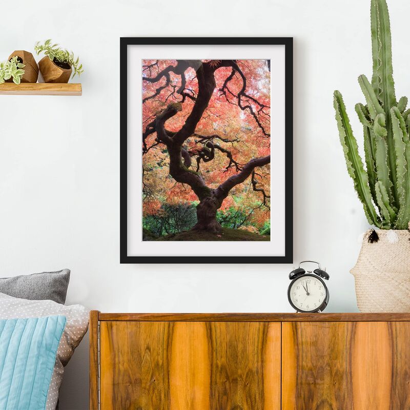 

Póster enmarcado - Japanese Garden Dimensión LxA: 40cm x 30cm, Marco: Negro
