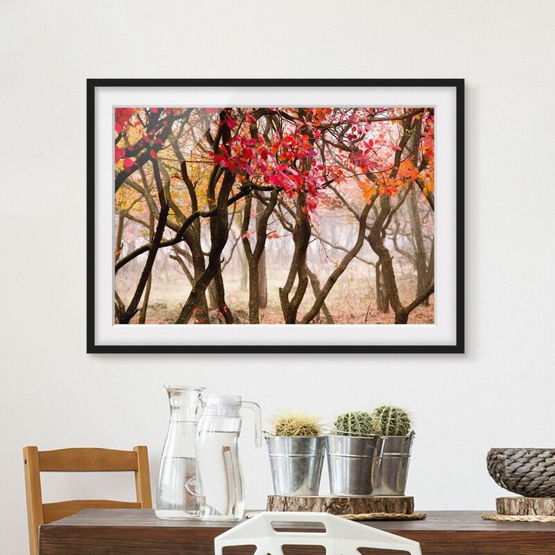 

Póster enmarcado - Japan In Autumn Dimensión LxA: 70cm x 100cm, Marco: Negro