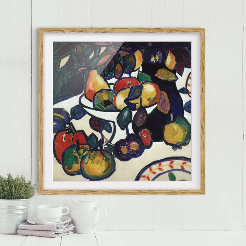

Póster enmarcado - Kasimir Malevich - Still Life Dimensión LxA: 20cm x 20cm, Marco: Roble
