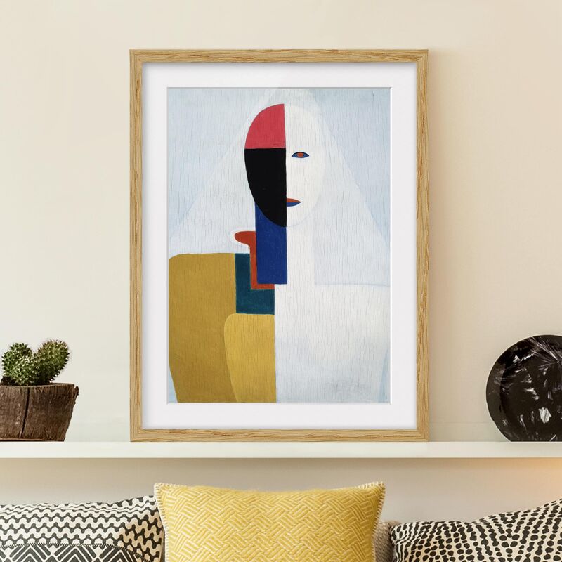 

Póster enmarcado - Kasimir Malewitsch - Female Torso I Dimensión LxA: 24cm x 18cm, Marco: Roble