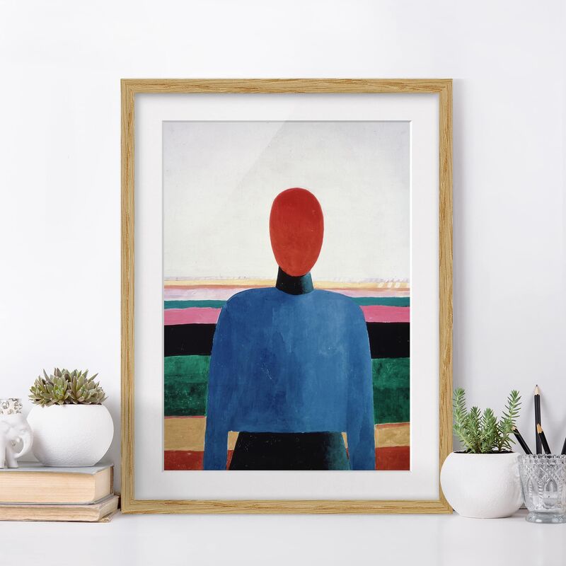 

Póster enmarcado - Kasimir Malewitsch - Female Torso Ii Dimensión LxA: 24cm x 18cm, Marco: Roble