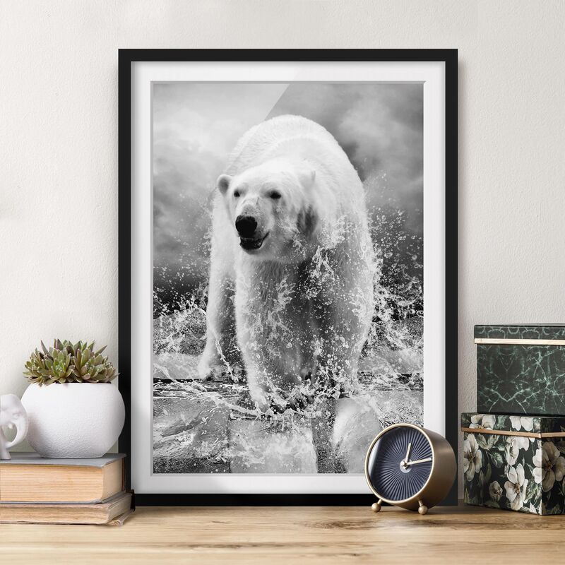 

Póster enmarcado - King Of The North Ii Dimensión LxA: 55cm x 40cm, Marco: Negro