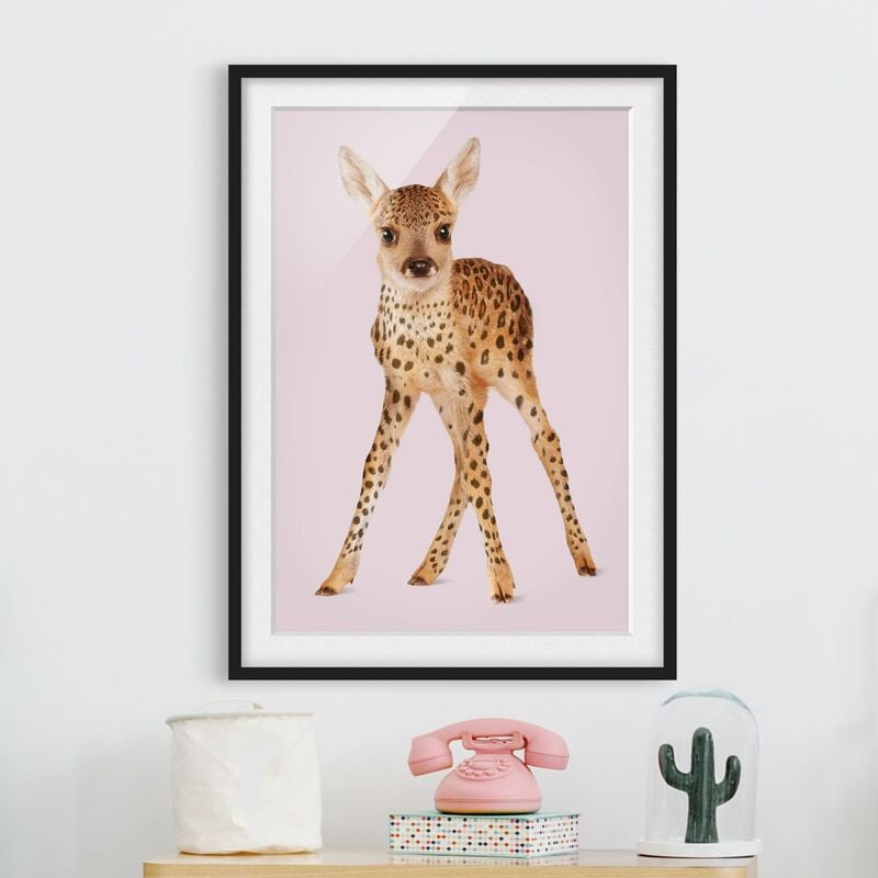 

Póster enmarcado - Leo Fawn Dimensión LxA: 24cm x 18cm, Marco: Negro