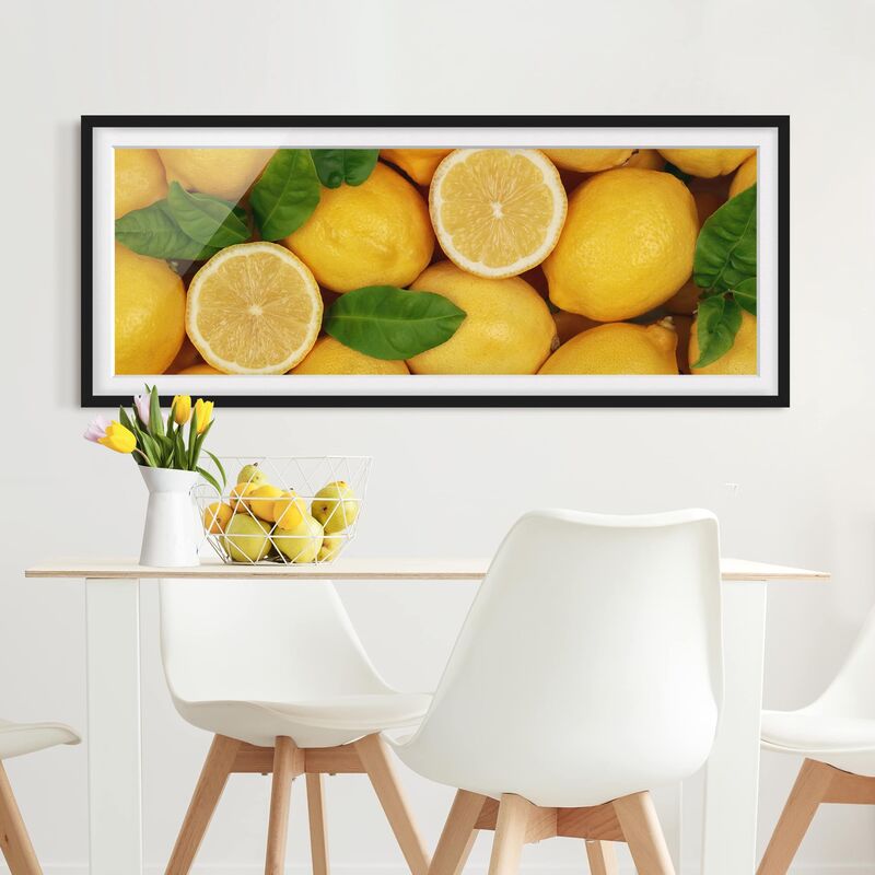 

Póster enmarcado - Limoni Succosi Dimensión LxA: 20cm x 50cm, Marco: Negro