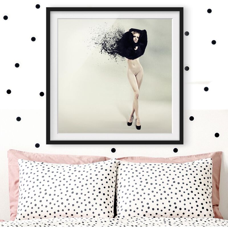 

Póster enmarcado - Liquid Striptease Dimensión LxA: 70cm x 70cm, Marco: Negro