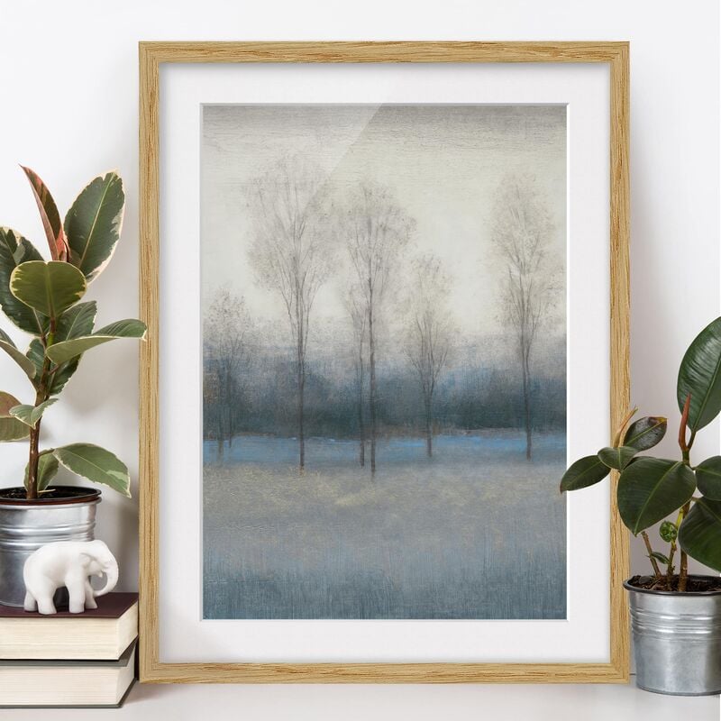 

Póster enmarcado - Lo Scorso Autunno Ho Dimensión LxA: 100cm x 70cm, Marco: Roble
