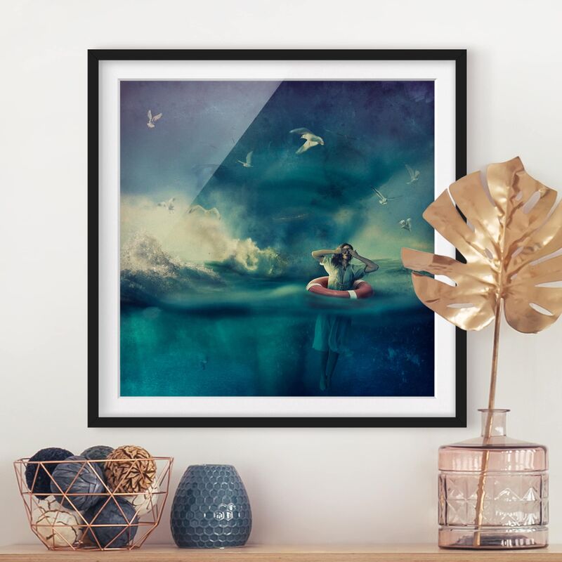 

Póster enmarcado - Lost Dimensión LxA: 70cm x 70cm, Marco: Negro