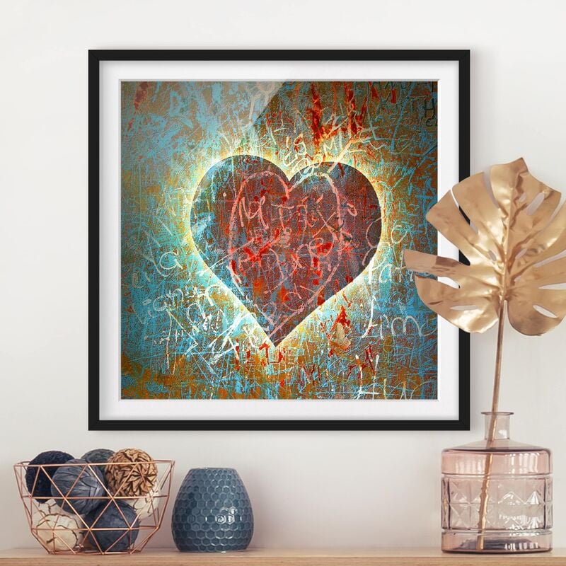 

Póster enmarcado - Lovely Thoughts Dimensión LxA: 70cm x 70cm, Marco: Negro