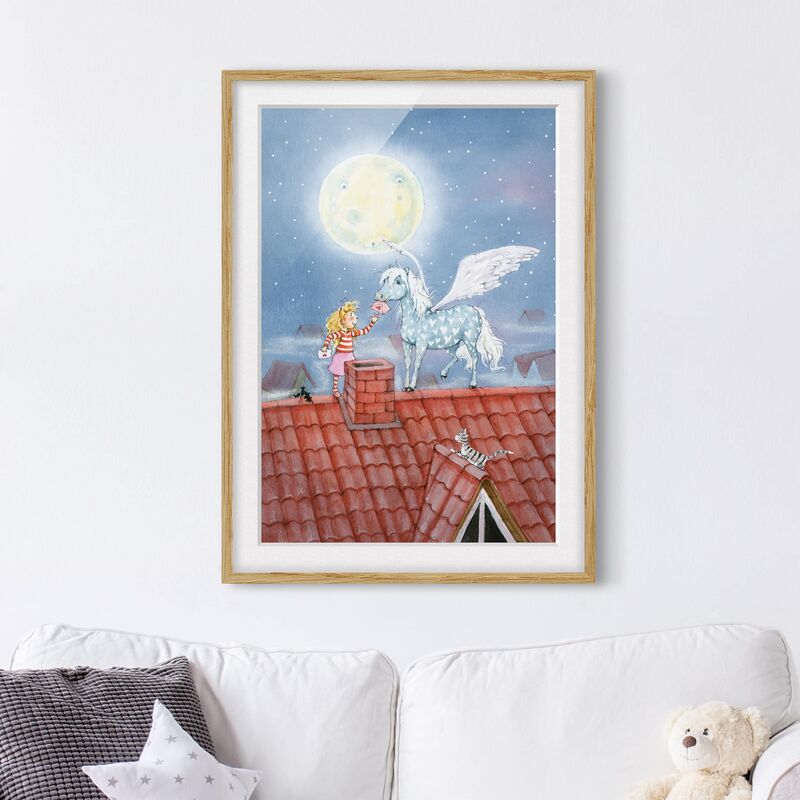 

Póster enmarcado - Marie'S Magic Pony Dimensión LxA: 24cm x 18cm, Marco: Roble