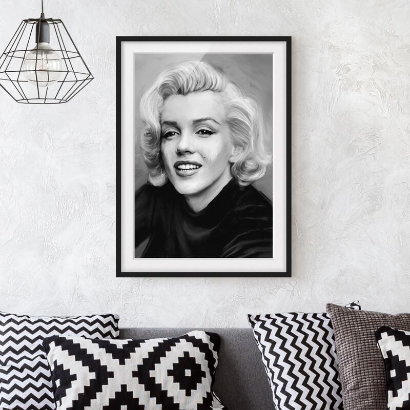 

Póster enmarcado - Marilyn Privato Dimensión LxA: 24cm x 18cm, Marco: Negro