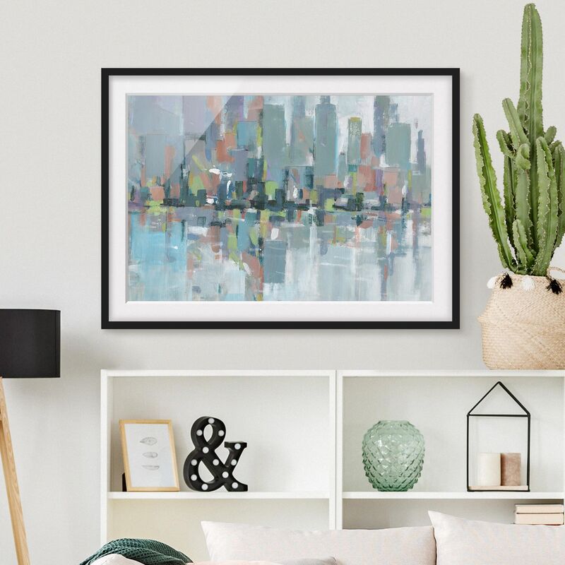 

Póster enmarcado - Metro City I Dimensión LxA: 50cm x 70cm, Marco: Negro