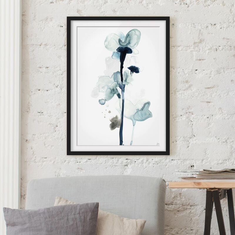 

Póster enmarcado - Midnight Bloom I Dimensión LxA: 24cm x 18cm, Marco: Negro