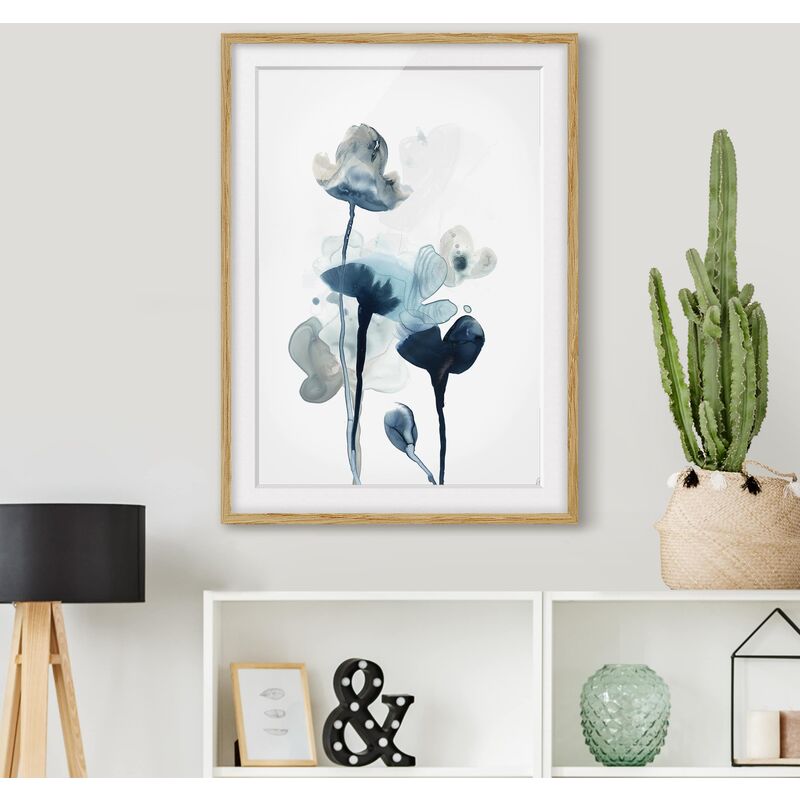 

Póster enmarcado - Midnight Bloom Iii Dimensión LxA: 100cm x 70cm, Marco: Roble