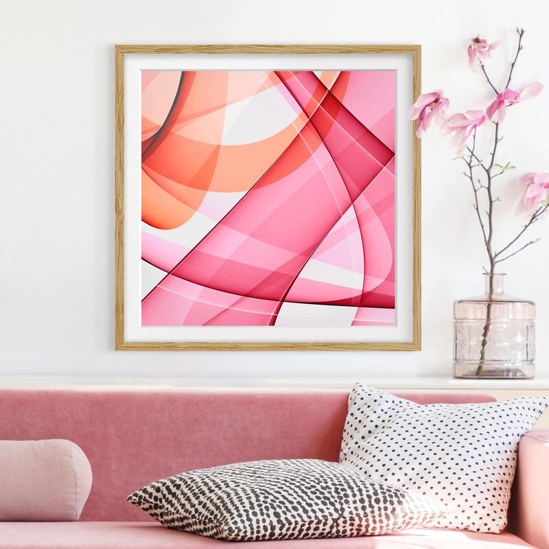 

Póster enmarcado - Miracle Structure Dimensión LxA: 50cm x 50cm, Marco: Roble