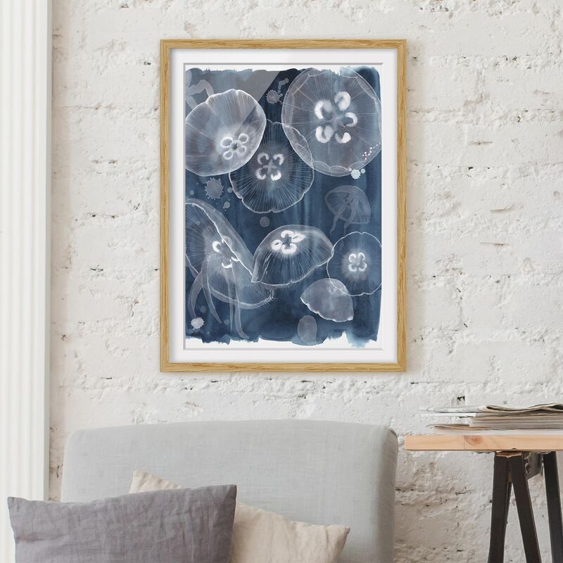

Póster enmarcado - Mondmedusen Ii Dimensión LxA: 55cm x 40cm, Marco: Roble
