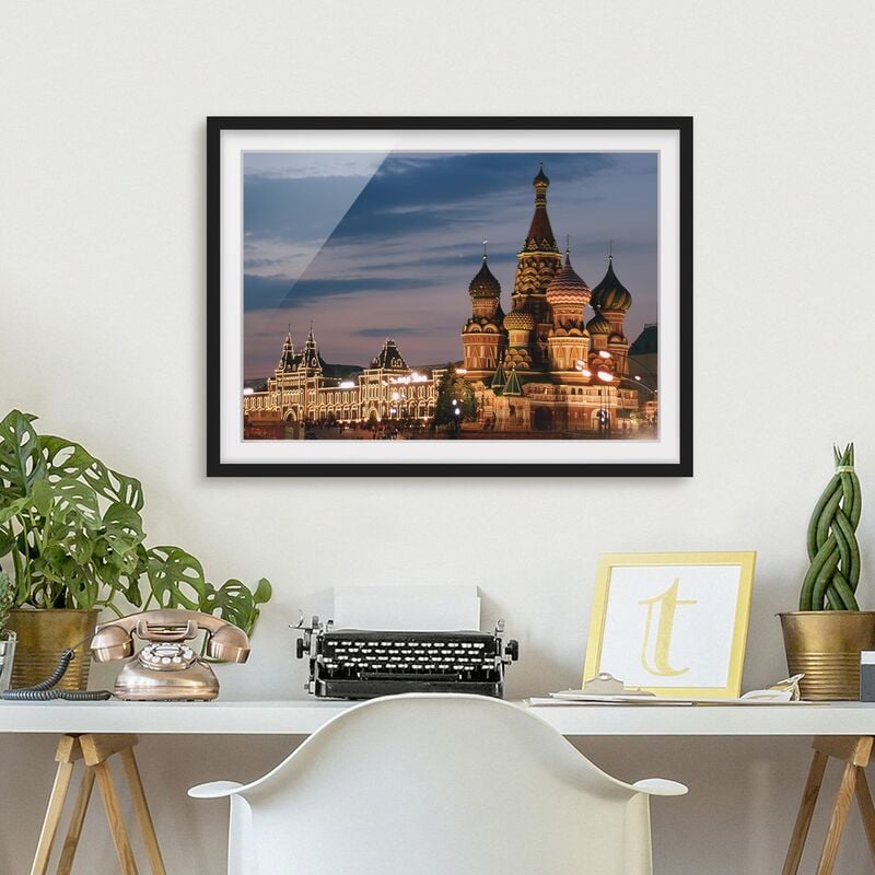 

Póster enmarcado - Moskwa Dimensión LxA: 50cm x 70cm, Marco: Negro