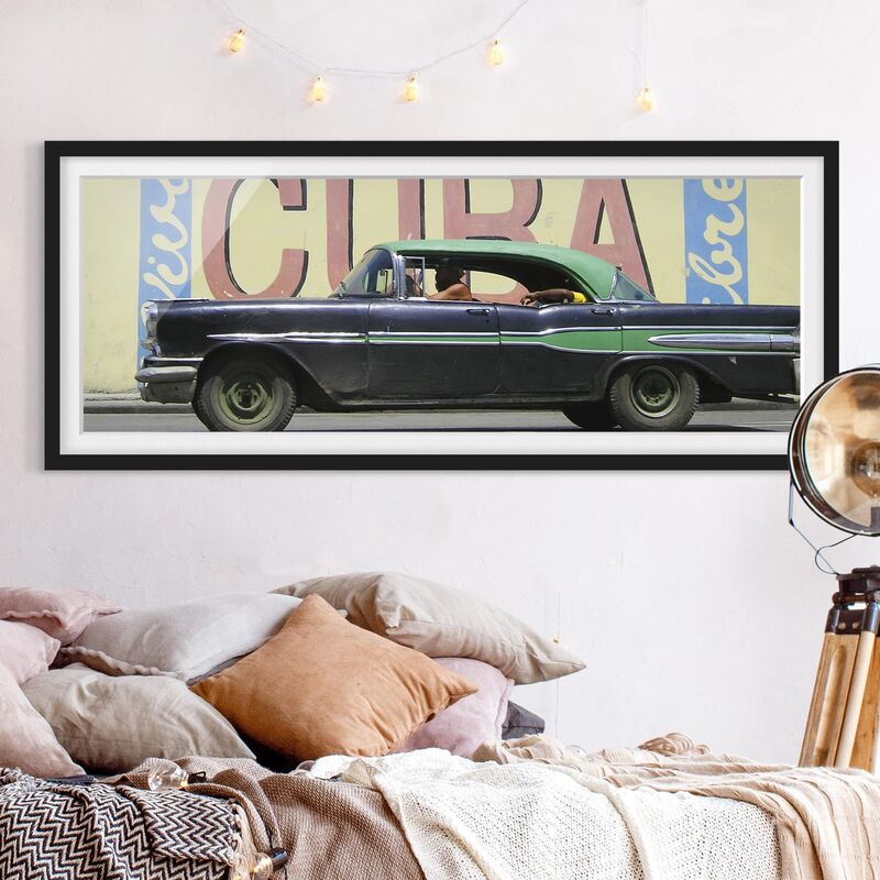 

Póster enmarcado - Mostrami Cuba Dimensión LxA: 20cm x 50cm, Marco: Negro