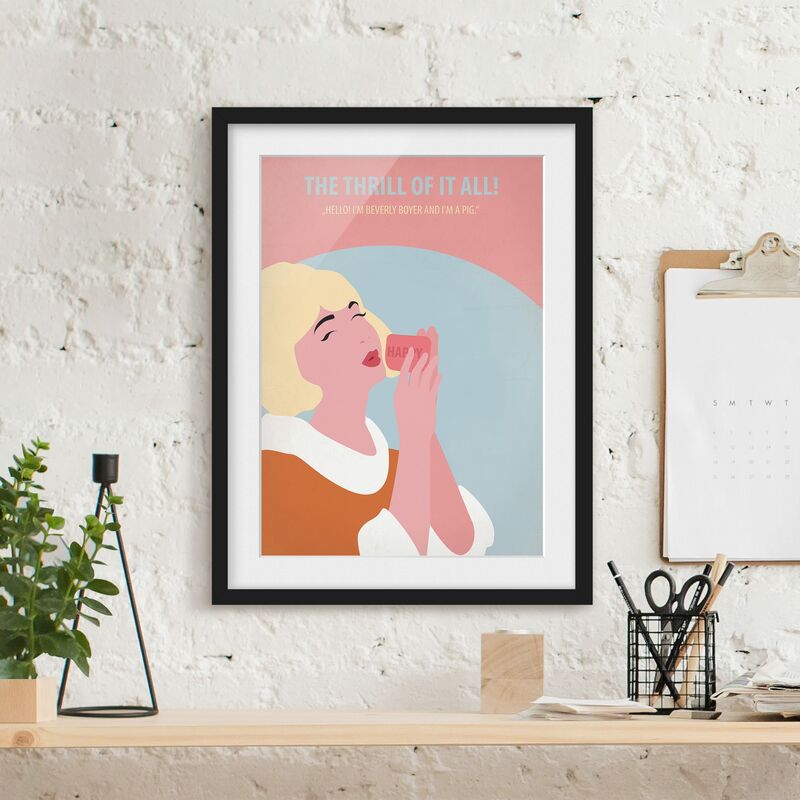 

Póster enmarcado - Movie Posters l'emozione di tutto! Dimensión LxA: 55cm x 40cm, Marco: Negro