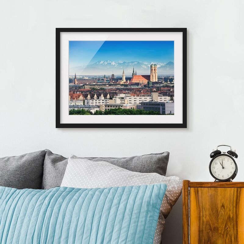 

Póster enmarcado - Munich Dimensión LxA: 30cm x 40cm, Marco: Negro