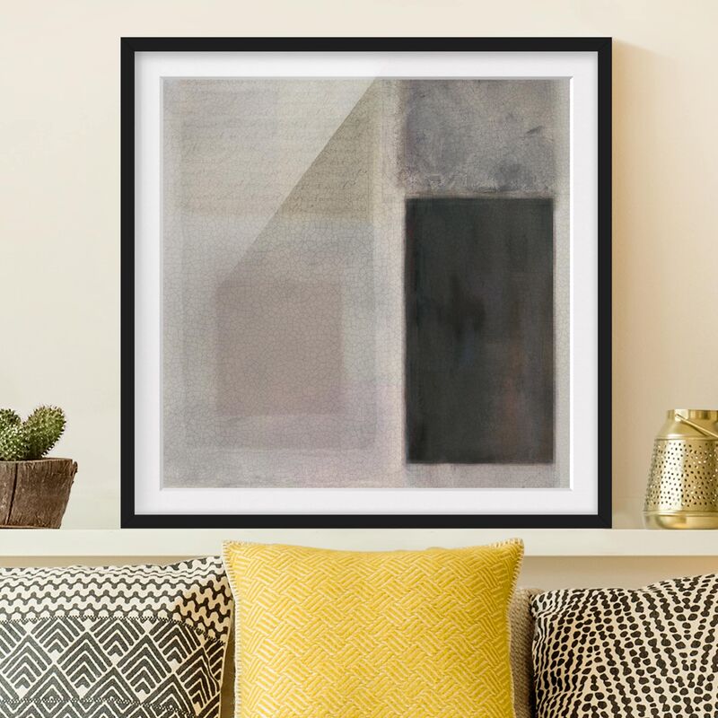 

Póster enmarcado - Muted Shades I Dimensión LxA: 50cm x 50cm, Marco: Negro