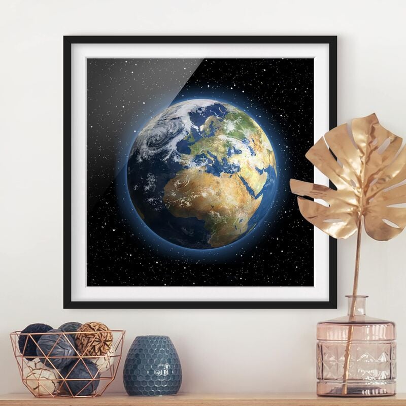 

Póster enmarcado - My Earth Dimensión LxA: 50cm x 50cm, Marco: Negro