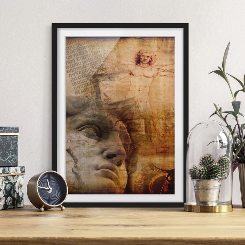 

Póster enmarcado - Mysteries Of Italy Dimensión LxA: 100cm x 70cm, Marco: Negro
