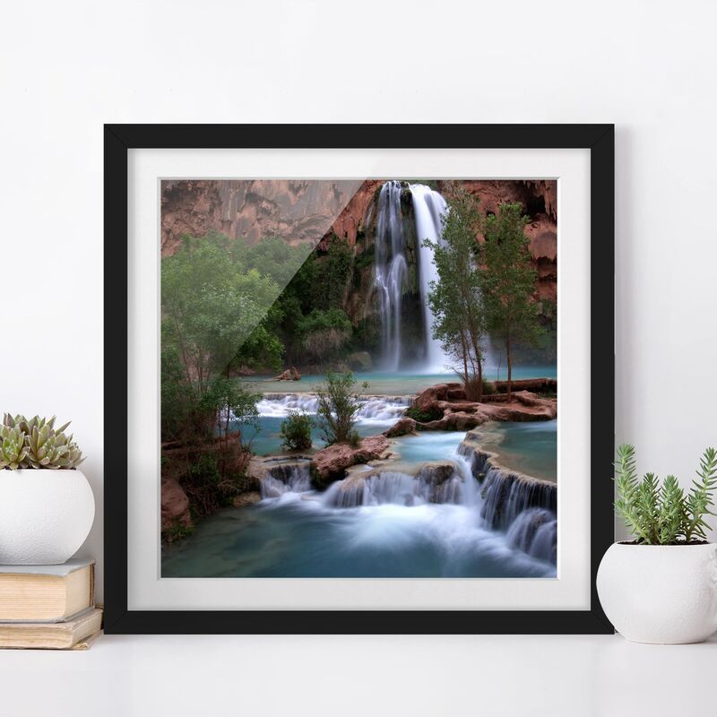 

Póster enmarcado - National Park Dimensión LxA: 50cm x 50cm, Marco: Negro