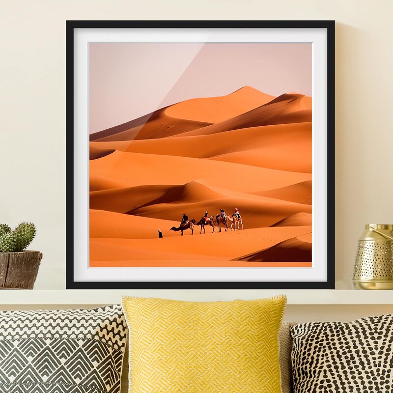 

Póster enmarcado - Namib Desert Dimensión LxA: 20cm x 20cm, Marco: Negro