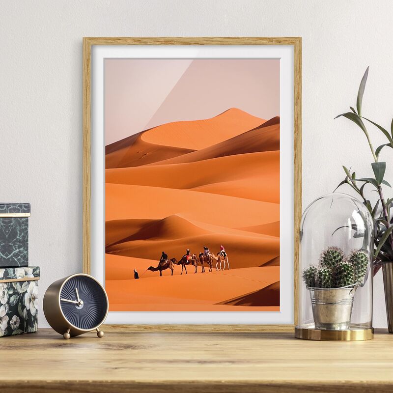 

Póster enmarcado - Namib Desert Dimensión LxA: 55cm x 40cm, Marco: Roble