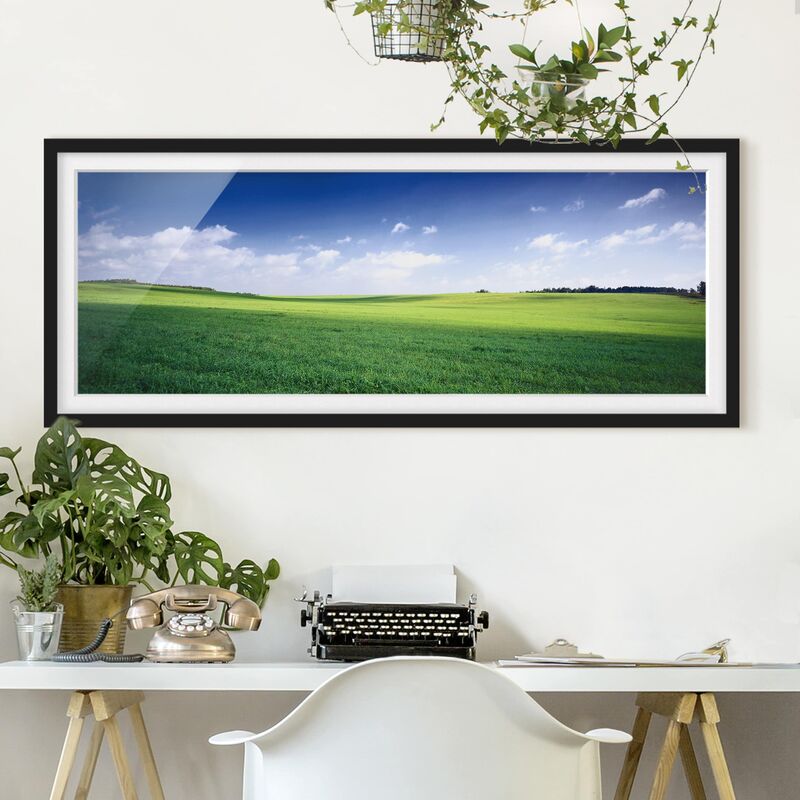 

Póster enmarcado - Natures Pace Dimensión LxA: 30cm x 75cm, Marco: Negro
