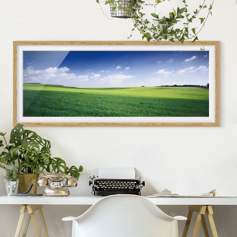 

Póster enmarcado - Natures Pace Dimensión LxA: 30cm x 75cm, Marco: Roble