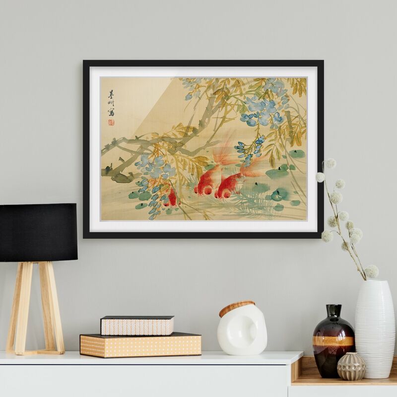 

Póster enmarcado - Ni Tian - Goldfish Dimensión LxA: 70cm x 100cm, Marco: Negro