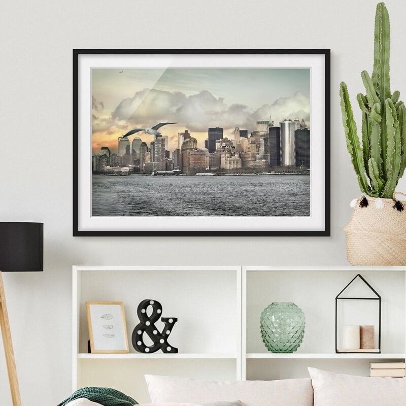 

Póster enmarcado - No.YK1 New York Dimensión LxA: 70cm x 100cm, Marco: Negro
