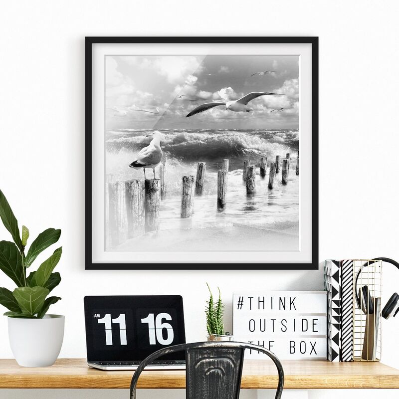 

Póster enmarcado - No.Yk3 Absolute Sylt Ii Dimensión LxA: 50cm x 50cm, Marco: Negro