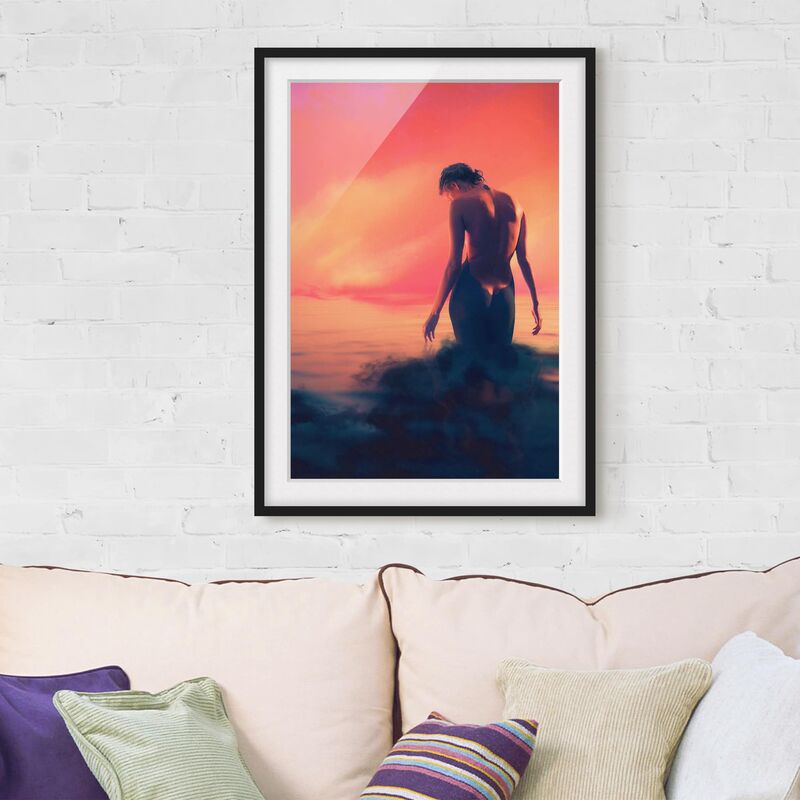 

Póster enmarcado - Nymph Dimensión LxA: 100cm x 70cm, Marco: Negro