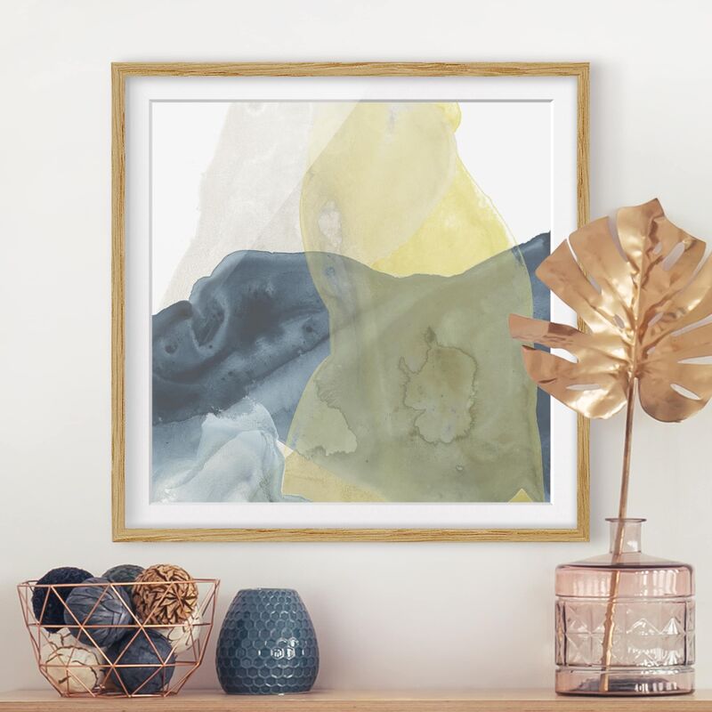 

Póster enmarcado - Ocean And Desert III Dimensión LxA: 50cm x 50cm, Marco: Roble