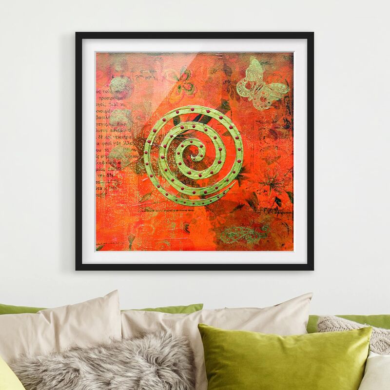 

Póster enmarcado - Oh How Wonderful! Dimensión LxA: 70cm x 70cm, Marco: Negro