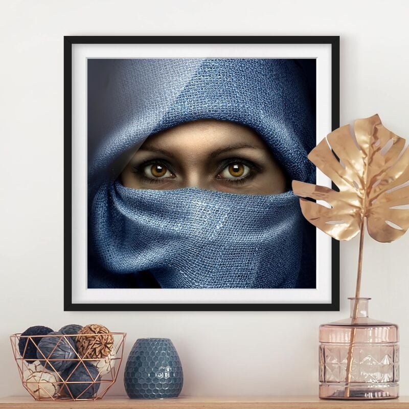 

Póster enmarcado - Oriental Beauty Dimensión LxA: 50cm x 50cm, Marco: Negro