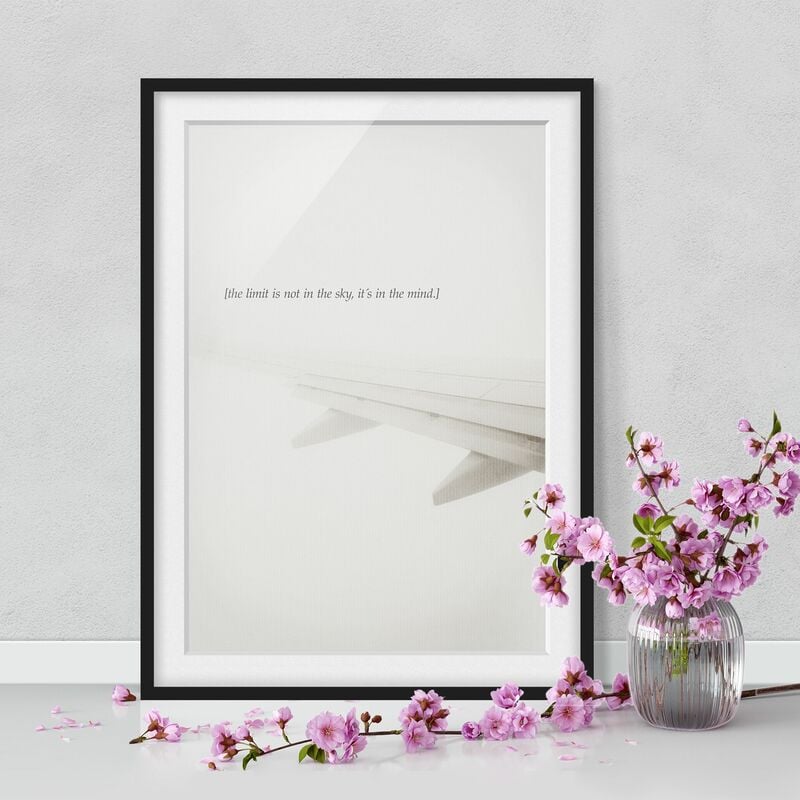 

Póster enmarcado - Paesaggi lirici - Cielo Dimensión LxA: 70cm x 50cm, Marco: Negro