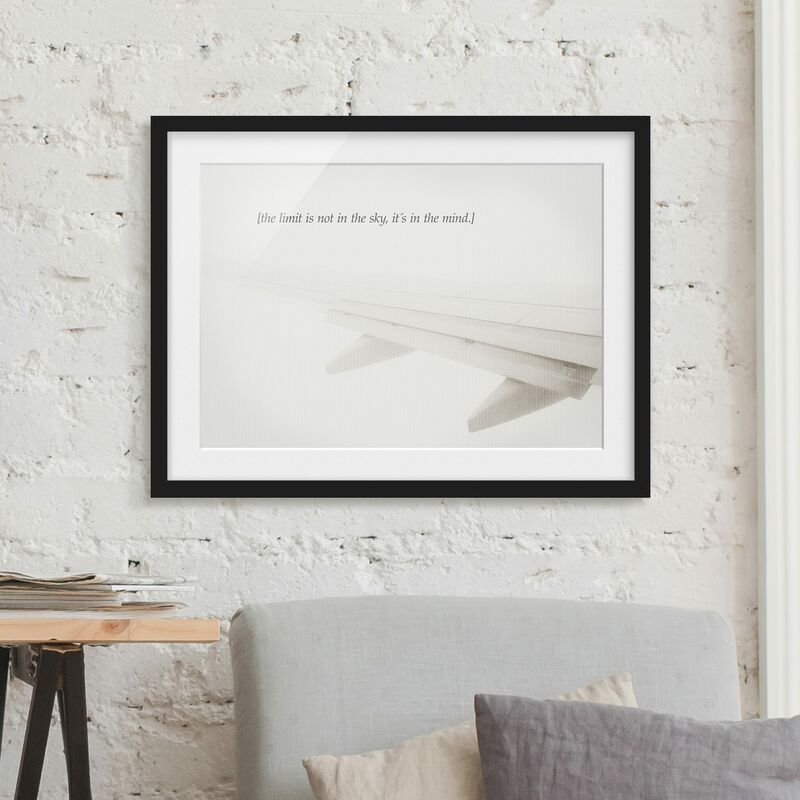 

Póster enmarcado - Paesaggi lirici - Cielo Dimensión LxA: 40cm x 55cm, Marco: Negro