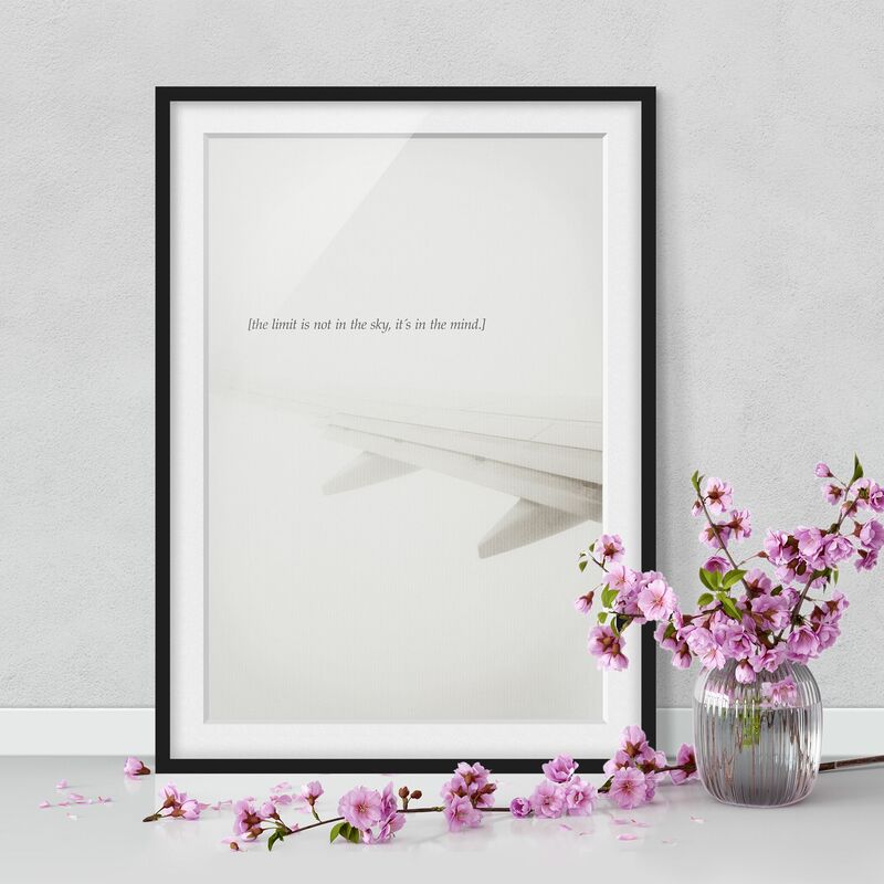 

Póster enmarcado - Paesaggi lirici - Cielo Dimensión LxA: 100cm x 70cm, Marco: Negro