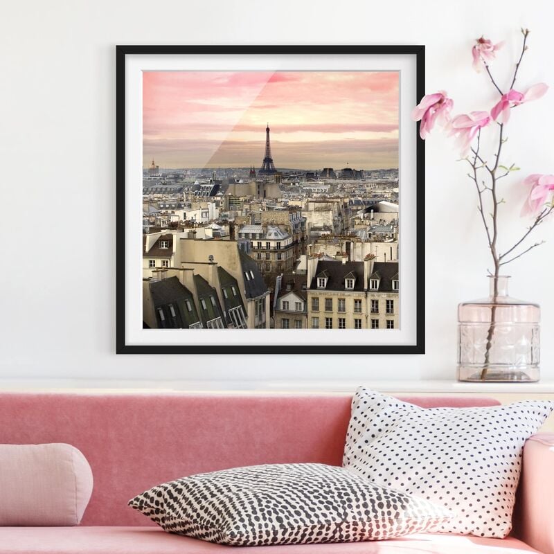 

Póster enmarcado - Paris Close Dimensión LxA: 30cm x 30cm, Marco: Negro