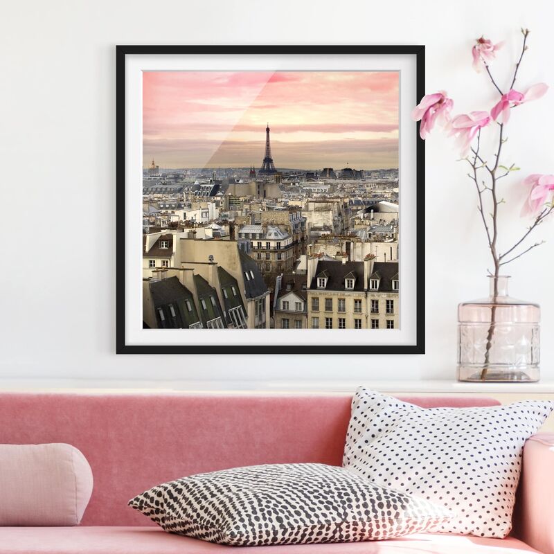 

Póster enmarcado - Paris Close Dimensión LxA: 20cm x 20cm, Marco: Negro