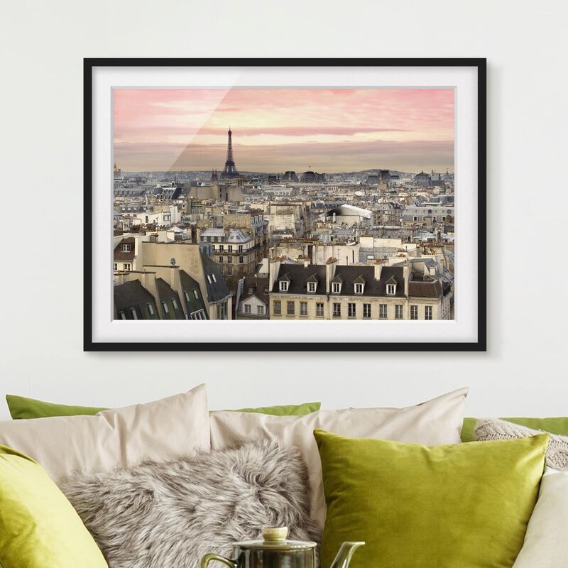 

Póster enmarcado - Paris Close-Up Dimensión LxA: 40cm x 55cm, Marco: Negro
