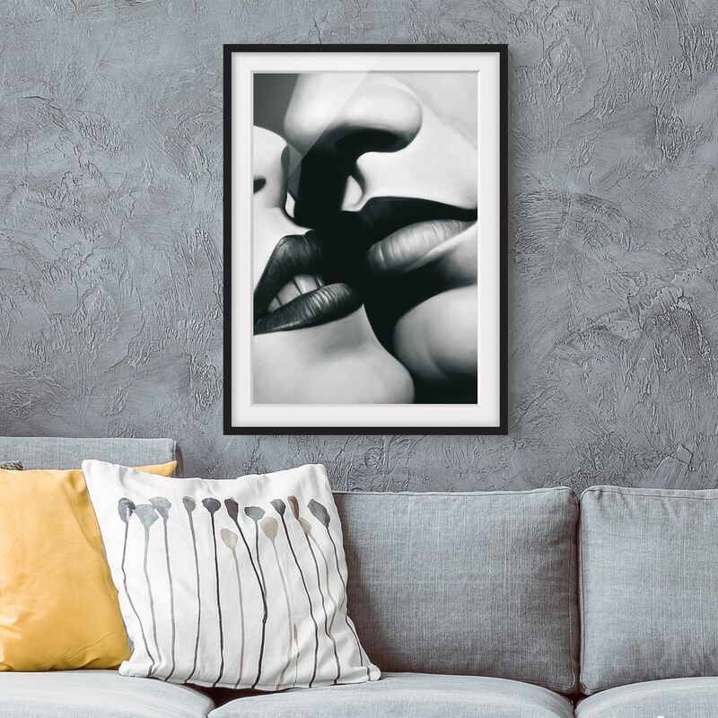 

Póster enmarcado - Passion Dimensión LxA: 55cm x 40cm, Marco: Negro